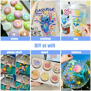 Acrylmalstifte Set Pinselspitze fur DIY Stein Stoff Tasse Holz Graffiti Kunstzeichnung