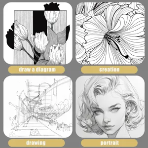 Professional black fineliner pen set for sketching, architectural drawing, and comic outline.