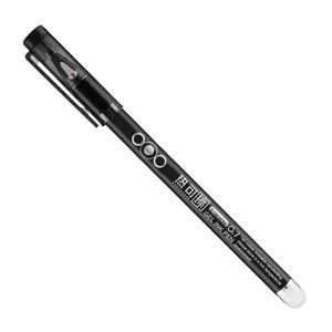 Black erasable gel pen 0.7mm heat sensitive friction erasable writing pen for office school use
