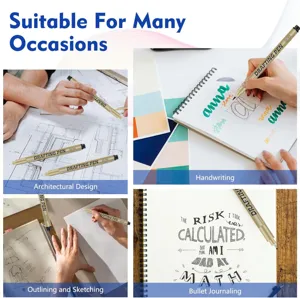 Fine liner drafting pen waterproof drawing sketching pen for architectural design and art writing.