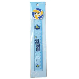 Cute cartoon volleyball 15cm straight ruler plastic measuring tool for students stationery supply