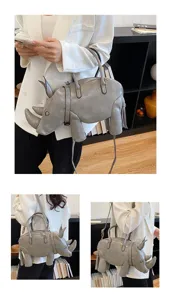 Kreative einzigartige Nashorn Form Umhängetasche für Damen, stilvolles Nischendesign.