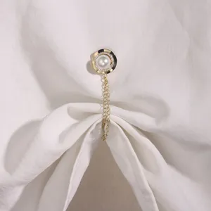 Strass Parel Magnetische Kleding Gesp Taille Cinch Clip Zoom Bevestiging Stijl