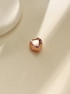 Aimant hijab cœur or rose pince écharpe accessoire chic et sûr pour un usage quotidien
