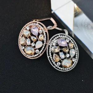 Fibbia per sciarpa in strass cavo vintage set clip scialle accessori moda eleganti donna
