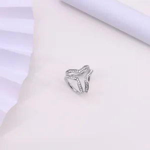 Silver rhinestone multi-ring scarf buckle elegant headscarf accessory fashion stylish clip