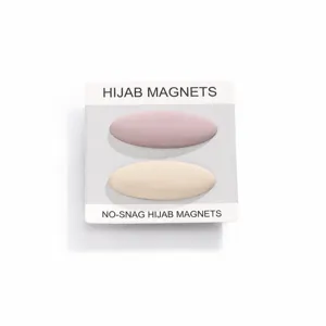 Set di magneti per hijab senza strappi, spille magnetiche resistenti per sciarpe.
