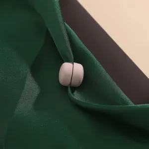 Broche magnético redondo para hiyab y bufanda, accesorio con cierre de imán fuerte.