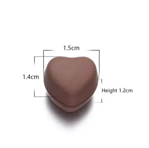 Epingle hijab aimantée coeur mat clip foulard anti-accroc pour usage quotidien chic