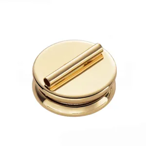 Gouden magnetische broche pin converter schadeurvrije metalen sluiting voor kleding