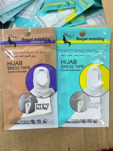 Double-sided hijab dress tape, secret anti-slip clothing tape for secure daily wear details.
