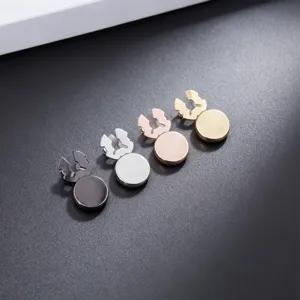 Metal shirt button covers detailed close-up display shot, multi-color fashion accessories.