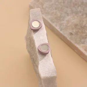 Triangular magnetic scarf buckle anti-slip fixing clip for headscarf cuffs clothing
