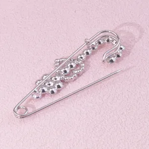 Spilla di sicurezza con strass cristallo fibbia sciarpa anti-esposizione accessorio cappotto