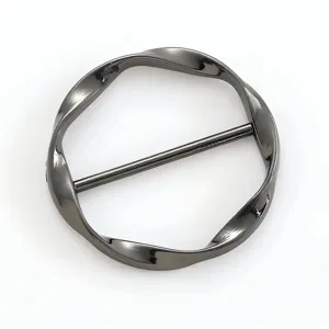 Metal getwist sjaalgesp veelzijdige kledinghoek clip elegante sjaalhouder voor dames dagelijks