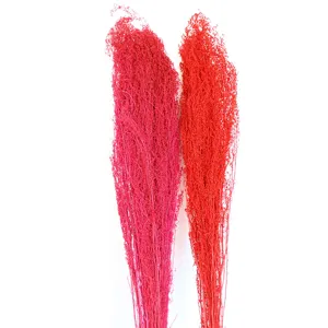 Dyed dried artemisia flowers for floral arrangement and home decoration bouquet display