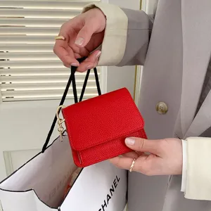 Damen kurze rote Leder Geldbörse Kartenetui Mode Mini Münzfach Kartenhalter Etui