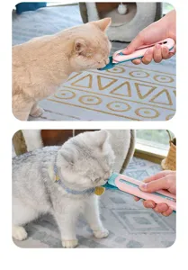 Kattenstrip dispenser lepel plastic snack squeeze tool handig huisdier artikel voor katten