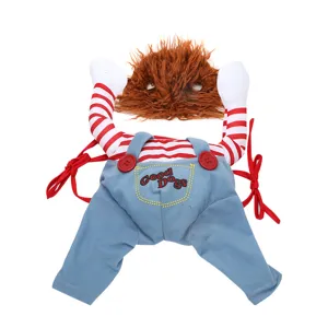 Halloween pet dog costume funny cosplay apparel puppy cat party clothes funny outfit spooky doll