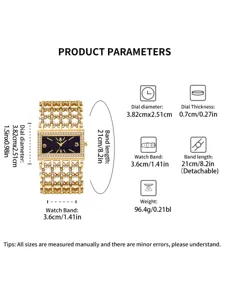 Luxuriöse goldene Diamant-Ketten-DamenUhr mit elegantem Sternenhimmel-Zifferblatt Stil.