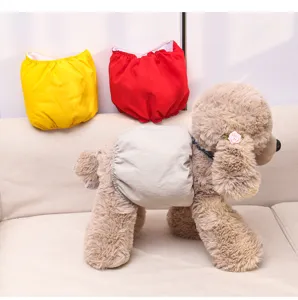 Washable pet physiological pants waterproof puppy diapers for dog estrus protection