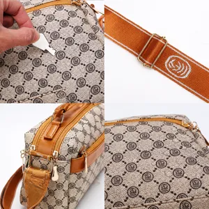 Bolso cruzado de moda para mujer con múltiples compartimentos y correa ajustable.