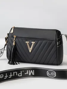 Women Large Capacity PU Leather Cylinder Shoulder Crossbody Bag Fashion Solid Color Casual Daily Handbag with Tassel