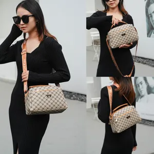 Sac à bandoulière imprimé vintage pour femme grande capacité sac crossbody mode quotidien