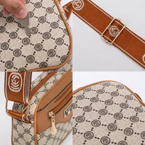 Fashionable women's cross-body shoulder bag with adjustable strap and durable fabric.