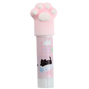 Cute cat paw solid glue stick student stationery creative DIY adhesive office sticky craft tool