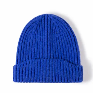 Women Winter Warm Cashmere Blend Knit Hat Solid Color Fashion Casual Beanie Hat Versatile Daily Cold Weather Cap