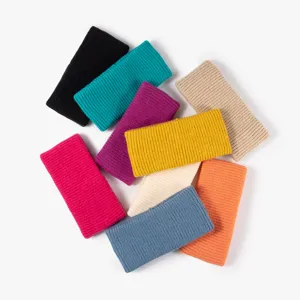 Fascia per capelli sportiva lavorata a maglia colorata yoga autunno inverno moda accessorio
