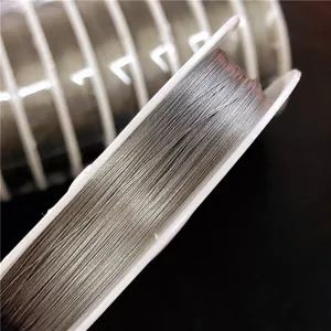 Stainless Steel Wire 304 Beading Cord Fine Metal Wire for Jewelry Craft DIY Spool