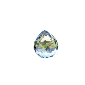 K9 glass crystal teardrop pendant for lighting, curtain beads, and DIY jewelry decoration.