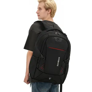Große Kapazität Business Laptop Rucksack Wasserdicht Oxford Tuch Mehrfachfach Reflektionsstreifen Urban Reise Schultasche