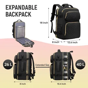 Erweiterbarer Business Laptop Rucksack große Kapazität Reise wasserdicht neu.