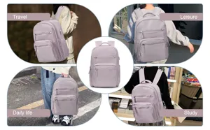 Reiserucksack für Damen mit großem Fassungsvermögen für Freizeit Alltag und Schule.