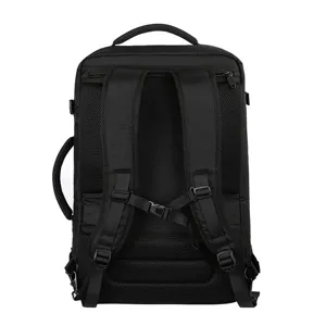 Schwarzer wasserdichter Business Reise Rucksack grosser Kapazitaet Laptop fuer Herren