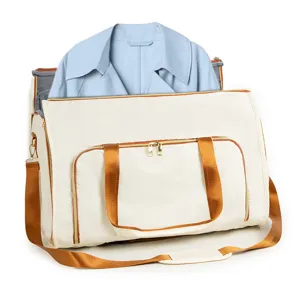 Konvertierbare Reise-Kleidertasche für Anzüge, langlebige faltbare Tasche mit verstellbarem Gurt.