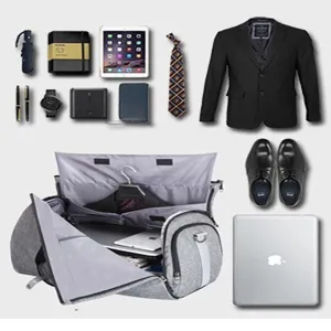 Faltbare Anzugtasche für Reisen, große Business Gepäcktasche für Herren Geschäftsreise.