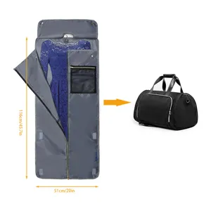 Konvertierbare Kleidersack-Reisetasche, faltbarer Anzugsack für Geschäftsreisen.
