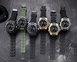 Men's Multi-function Sports Electronic Watch Waterproof Trendy Student Casual Wristwatch