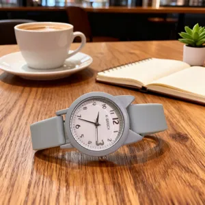 Orologio jelly color caramella donna studente casual quarzo simpatico orecchio gatto