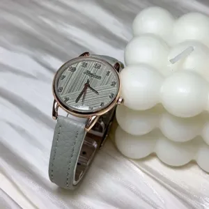 Women Quartz Watch Minimalist Casual Alloy Faux Leather Strap Analog Wristwatch Fashion Daily Timepiece