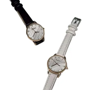 Minimalist women quartz watch with leather strap elegant student wristwatch fashion daily wear
