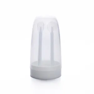 Siliconen baby tandenborstel set met opbergdoos voor mondverzorging van pasgeboren baby hoofdfoto