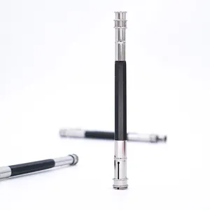 Dual head metal stainless steel pencil extender for sketching, drawing, and office use.