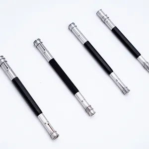 Double head metal pencil extender stainless steel sketch lengthening tool holder 4pcs