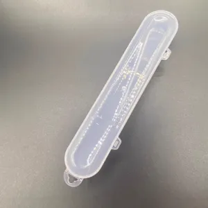 Transparante PP Lepel Opbergdoos Draagbare Servies Organizer Zuigeling Voeding Lepel Verpakkingsdoos Keuken Opslag Container