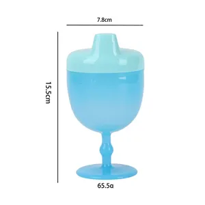 Tazza per apprendimento neonato bicchiere calice anti-caduta tazza latte stoviglie